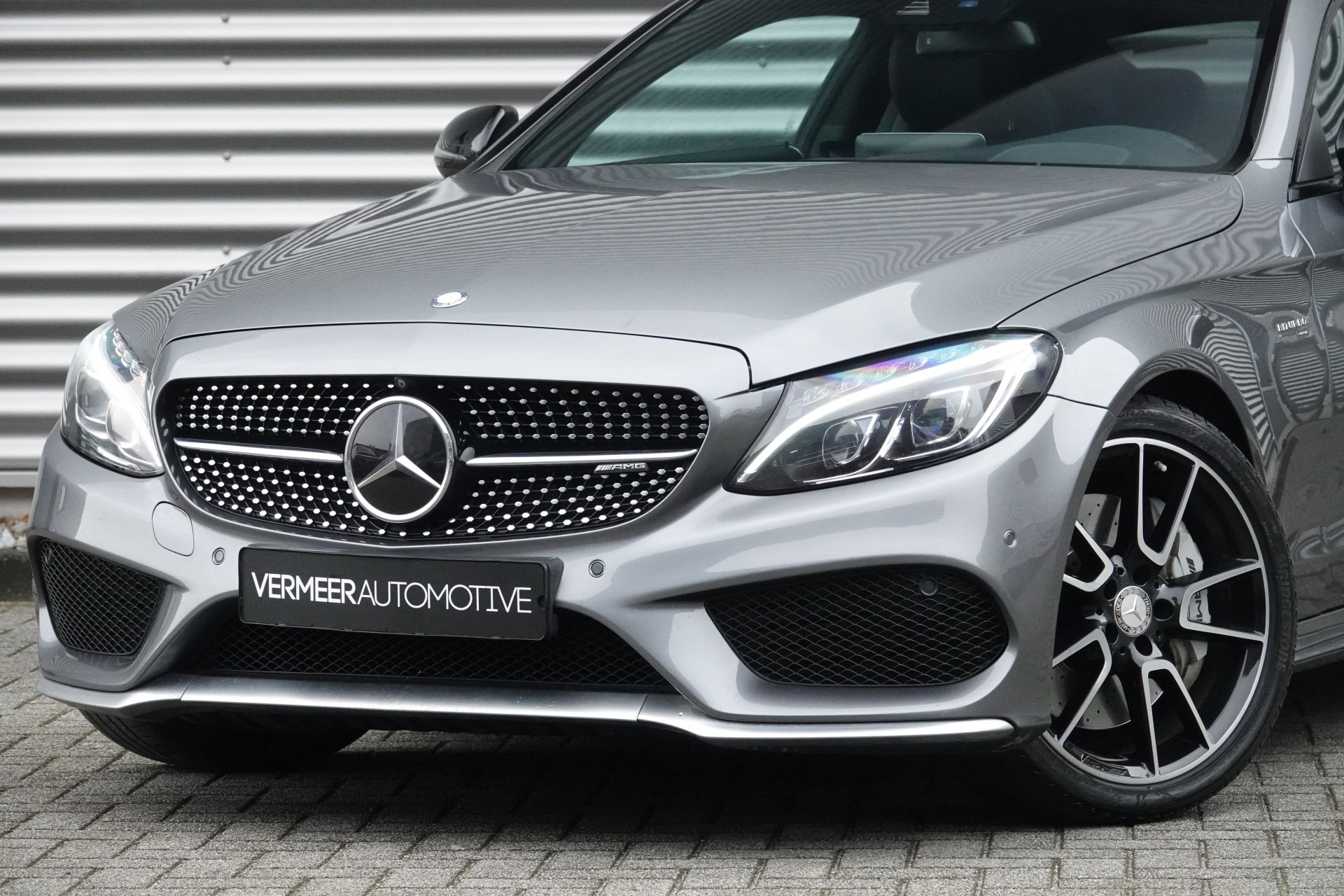 tweedehands Mercedes-Benz C-Klasse Coupé AMG 43 4MATIC | Pano | Burmester | HUD | Memory | Sportuitlaat | Ventilatie | 360 |  – beschikbaar bij Van de Velde Auto’s