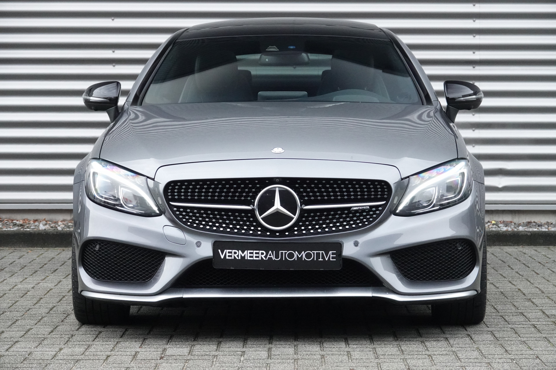 tweedehands Mercedes-Benz C-Klasse Coupé AMG 43 4MATIC | Pano | Burmester | HUD | Memory | Sportuitlaat | Ventilatie | 360 |  – beschikbaar bij Van de Velde Auto’s