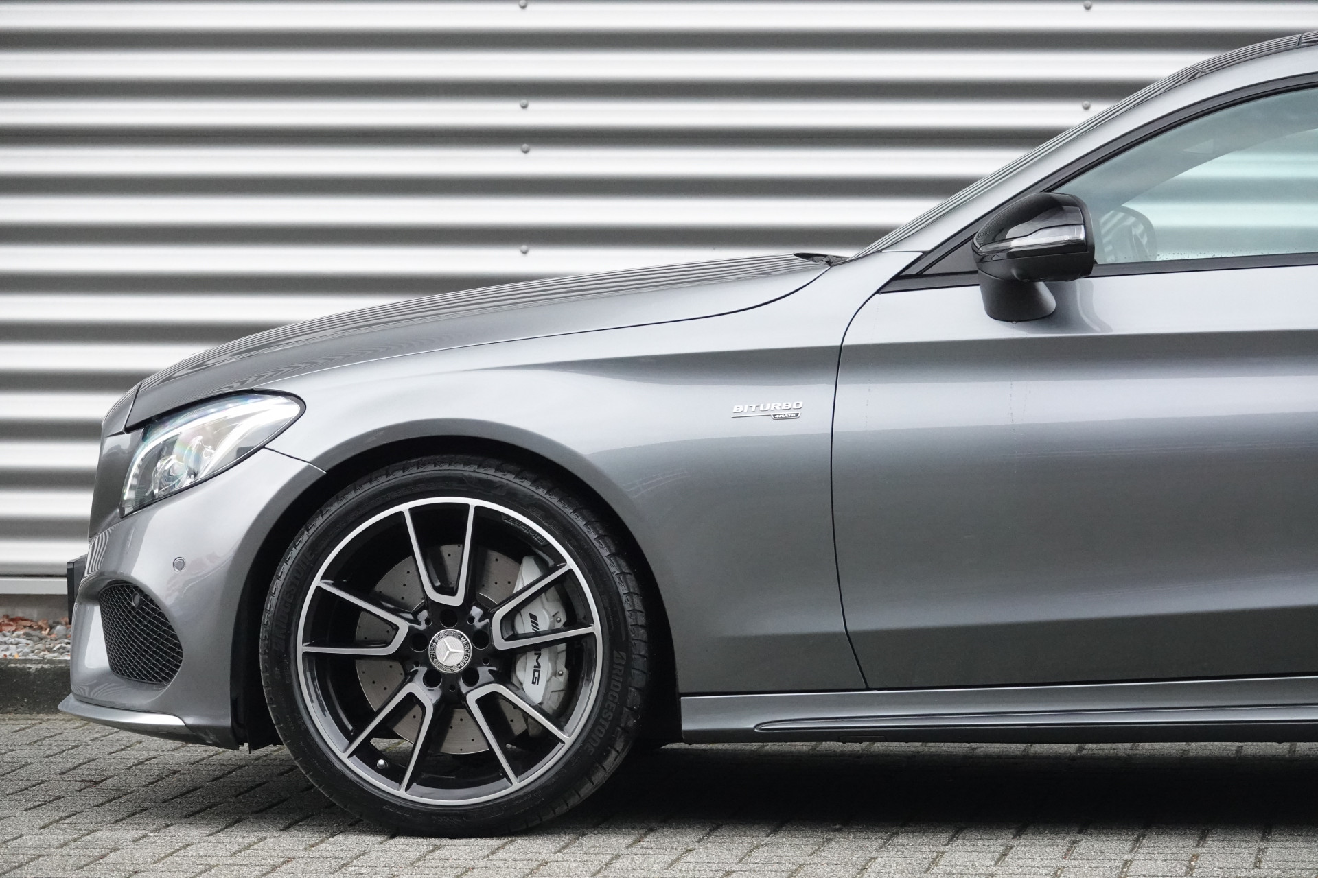 tweedehands Mercedes-Benz C-Klasse Coupé AMG 43 4MATIC | Pano | Burmester | HUD | Memory | Sportuitlaat | Ventilatie | 360 |  – beschikbaar bij Van de Velde Auto’s