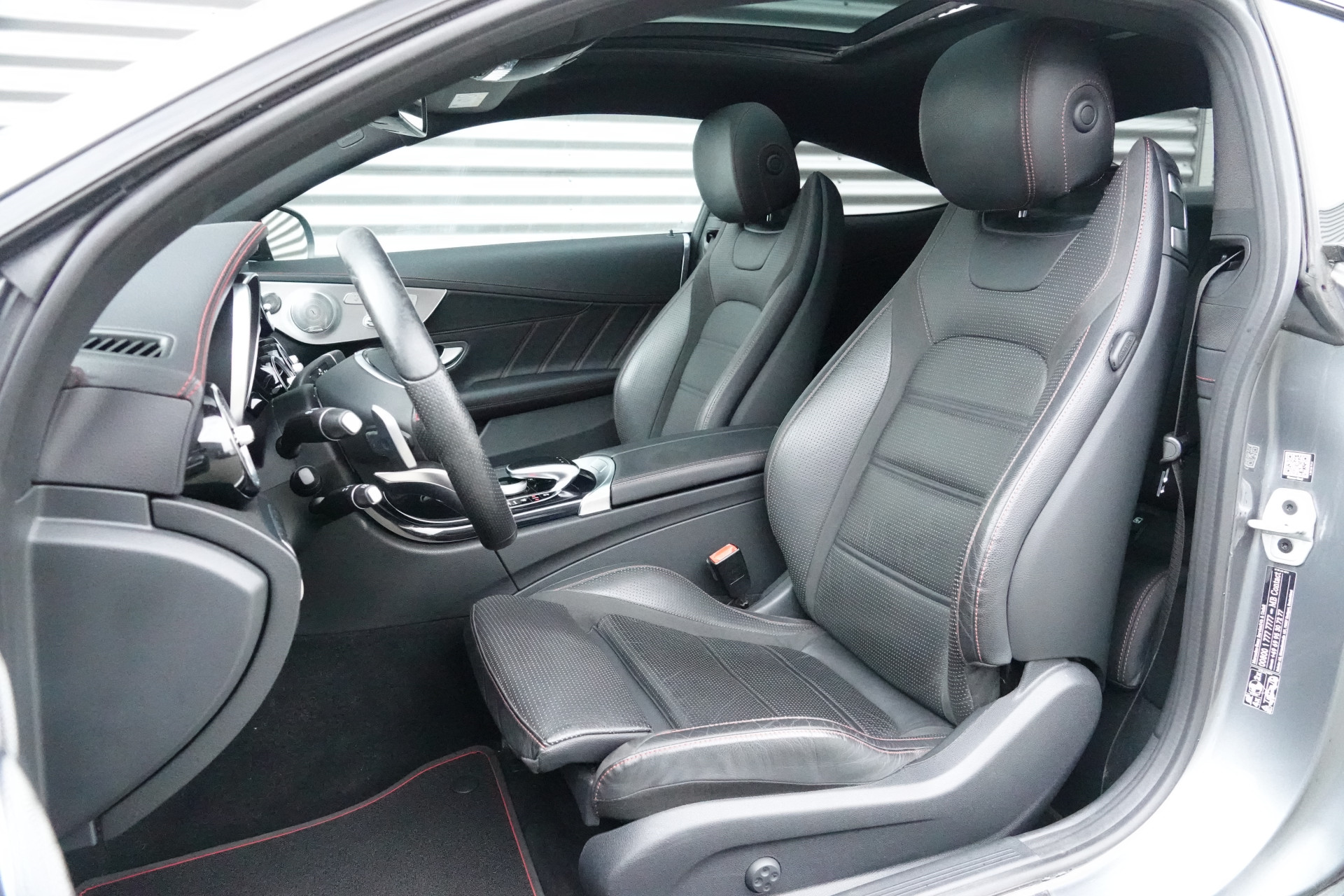 tweedehands Mercedes-Benz C-Klasse Coupé AMG 43 4MATIC | Pano | Burmester | HUD | Memory | Sportuitlaat | Ventilatie | 360 |  – beschikbaar bij Van de Velde Auto’s