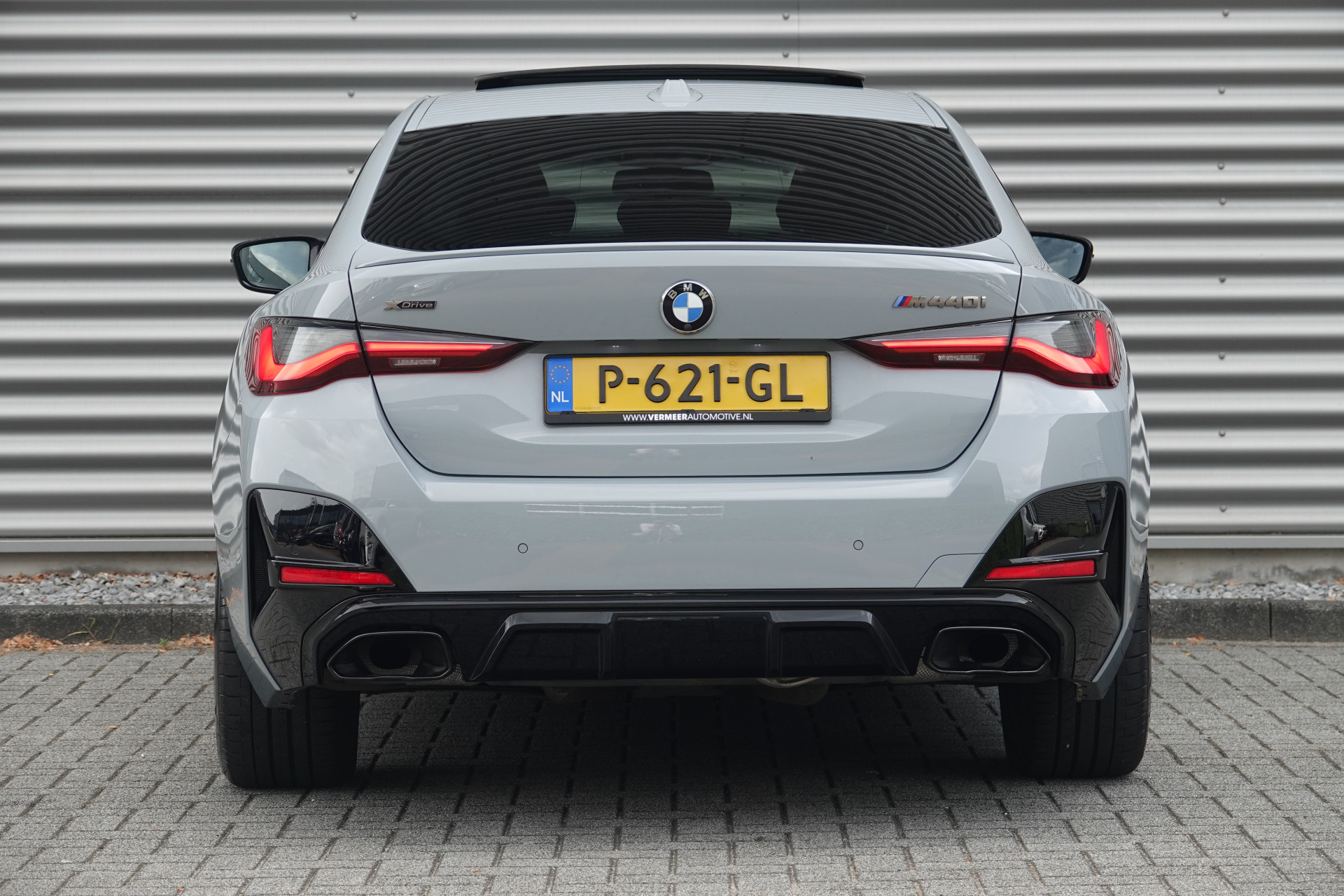 tweedehands BMW 4 Serie Gran Coupé M440i xDrive High Executive M Sport | Schuifdak | Trekhaak | Laser | H&K | HUD |  – beschikbaar bij Van de Velde Auto’s