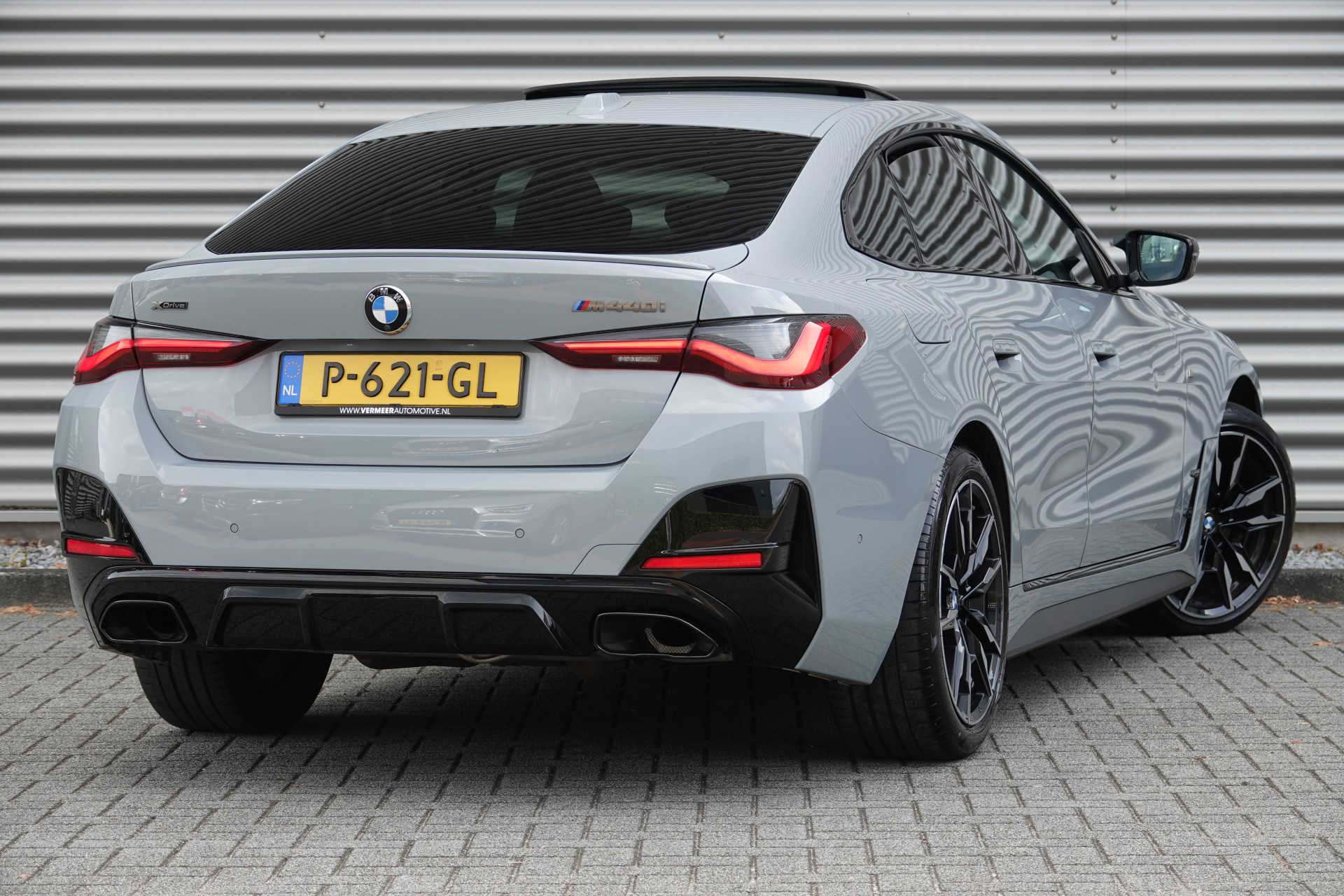 tweedehands BMW 4 Serie Gran Coupé M440i xDrive High Executive M Sport | Schuifdak | Trekhaak | Laser | H&K | HUD |  – beschikbaar bij Van de Velde Auto’s