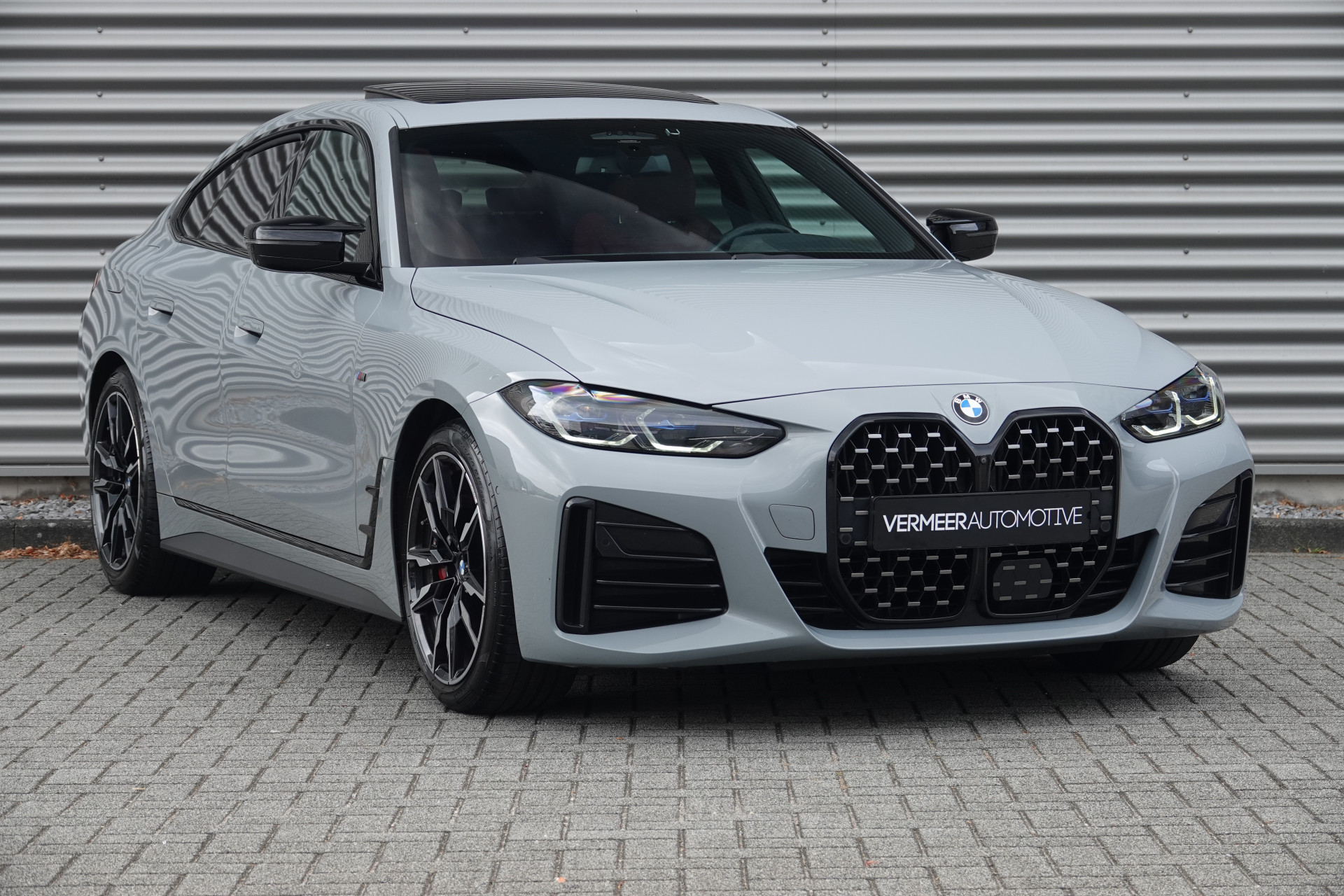 tweedehands BMW 4 Serie Gran Coupé M440i xDrive High Executive M Sport | Schuifdak | Trekhaak | Laser | H&K | HUD |  – beschikbaar bij Van de Velde Auto’s